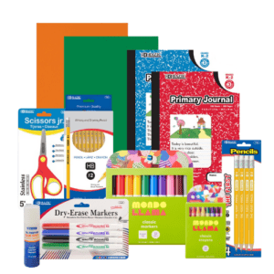 MWSC Primary School Supply Kit - Elementary Back to School Essentials K-2nd Grade